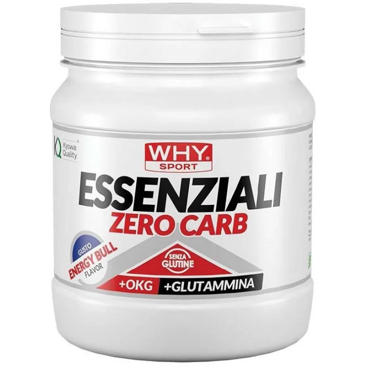 Whysport Essenziali Zero Carb Energy Bull Aminoacidi Essenziali e Vitamina B6 240 G
