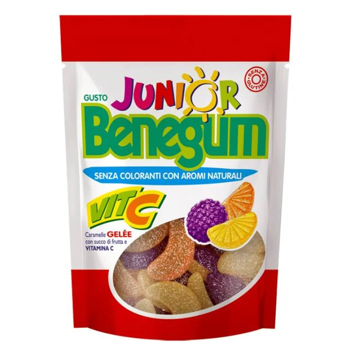 Benegum Junior Vit C Caramelle Gele' Integratore di Vitamina C per Bambini 90 g