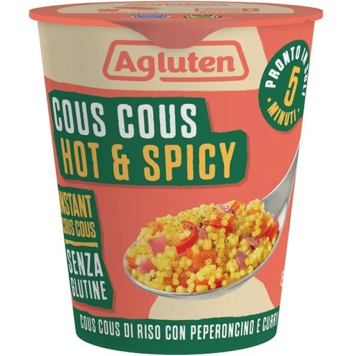 Agluten Cous Cous Hot & Spicy Senza Glutine 80 G