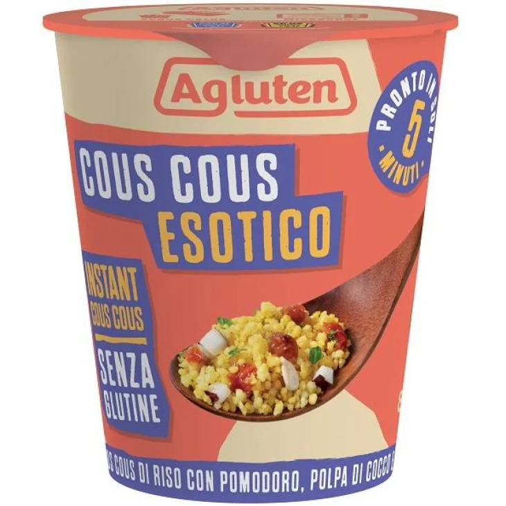 Agluten Cous Cous Esotico Cocco e Curry Senza Glutine 80 G
