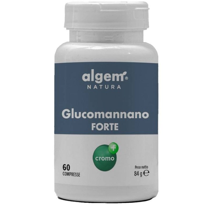 Algem Natura Glucomannano Forte Integratore per il Controllo del Peso 60 Compresse