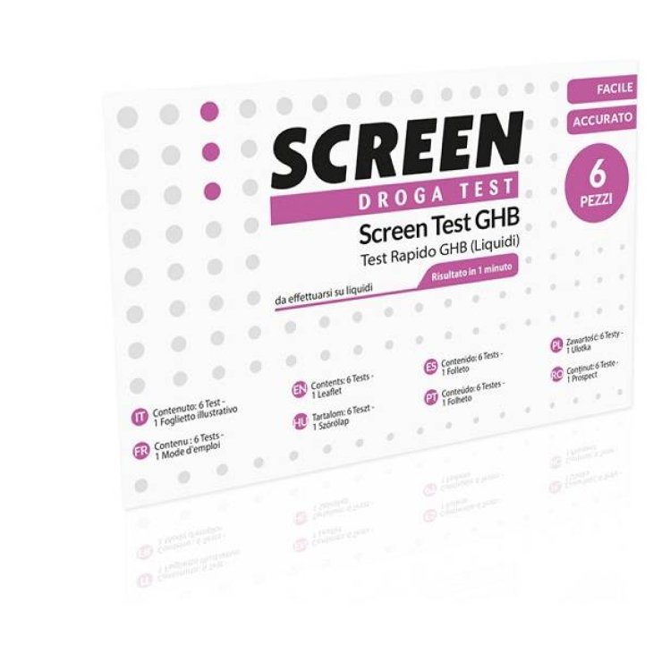 Screen Droga Test GHB Test Rapido 6 pezzi