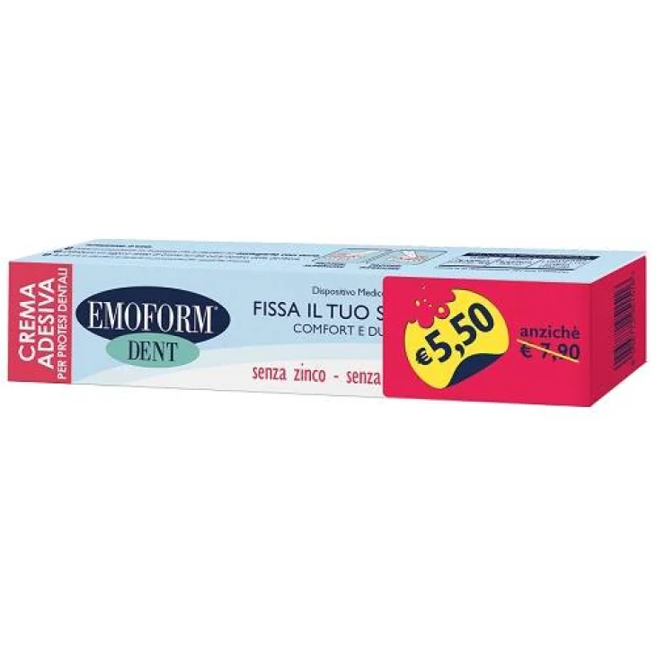 Emoform Dent Crema Adesiva per Protesi Dentale 45 g Taglio Prezzo