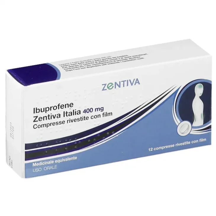 Zentiva Ibuprofene 400 mg 12 comresse