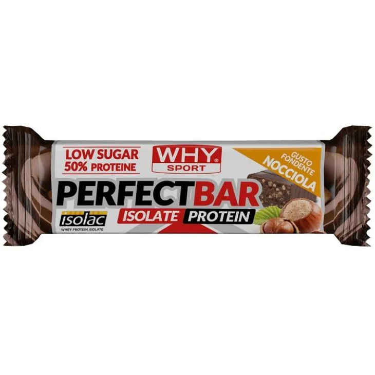 Whysport Perfect Bar Gusto Cioccolato Fondente e Nocciola 50 g