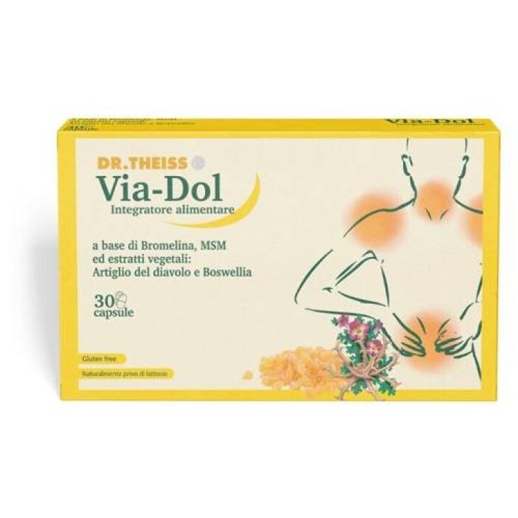 Dr Theiss Via-Dol Artiglio del Diavolo e Boswellia 30 capsule