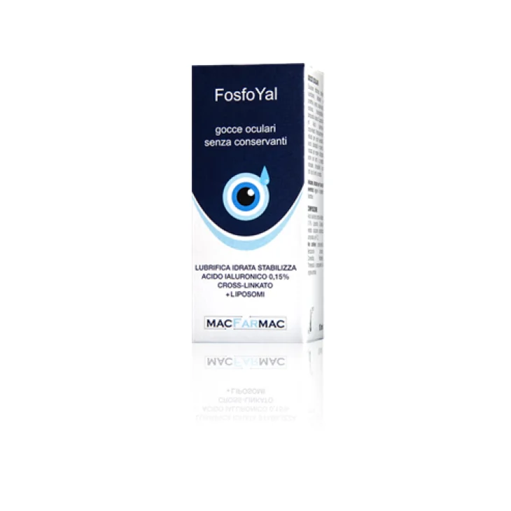 Fosfoyal Collirio Occhi Secchi Gocce Oculari Senza Conservanti 10 ml