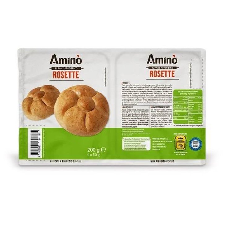 Amino' Rosette Pane Aproteico 4 Blister X 50G