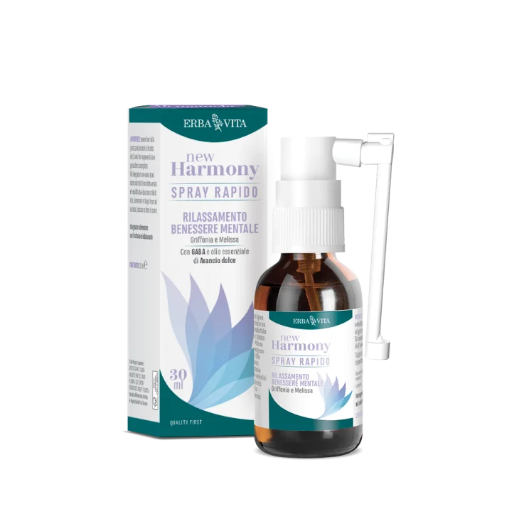 Erba Vita New Harmony Spray Rilassamento e Benessere Mentale 30 ml
