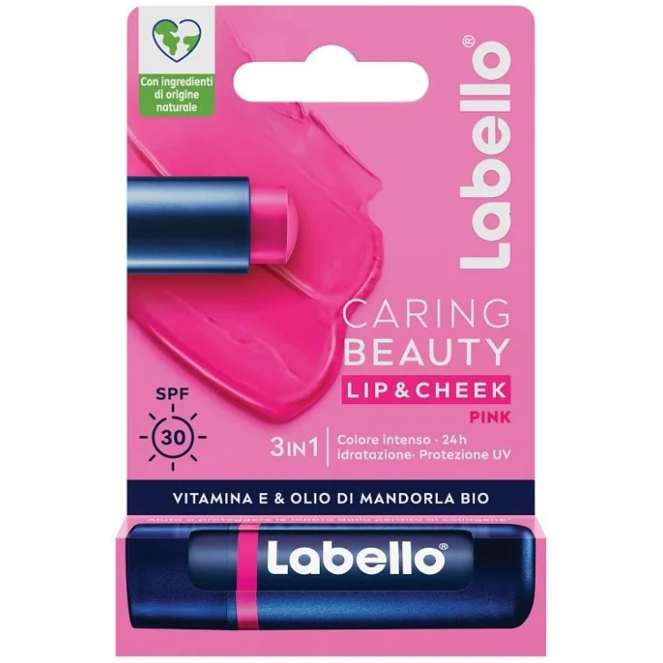 Labello Caring Beauty Pink SPF 30 Formula 3 in 1 4,8 G