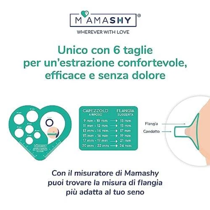 Mamashy Plus Tiralatte Elettrico Indossabile