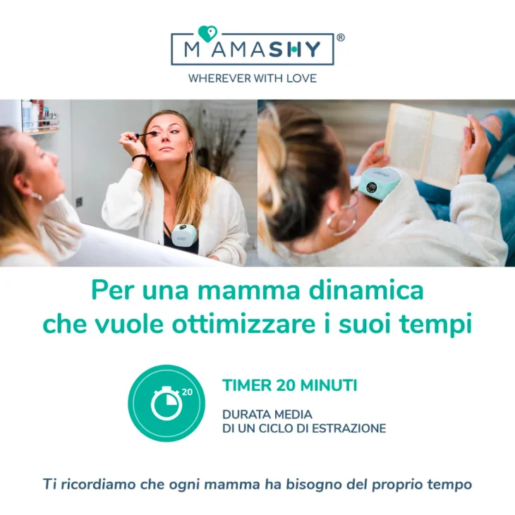 Mamashy Plus Tiralatte Elettrico Indossabile