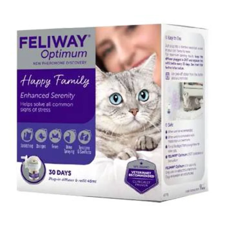 Feliway Optimum Diffusore e Ricarica da 48 ml