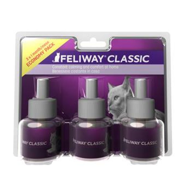 Feliway Classic Ricarica 3 Flaconi da 48 ml