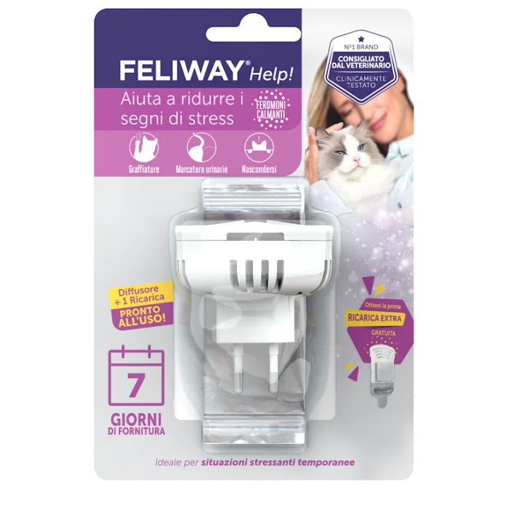 Feliway Help! Diffusore + Ricarica Benessere Gatto