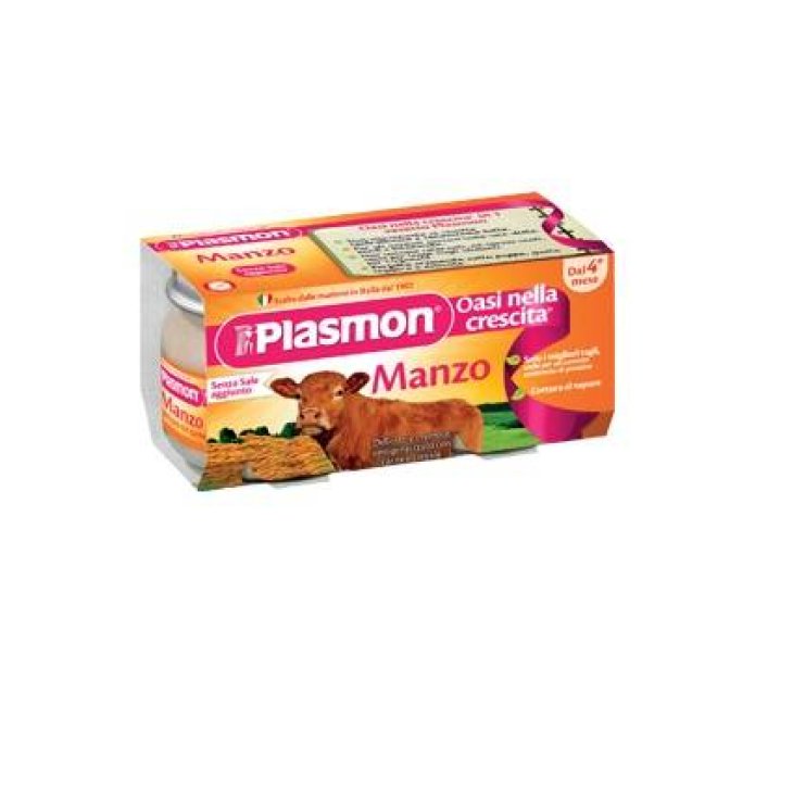 Plasmon Omogeneizzato al Manzo 4x80 grammi