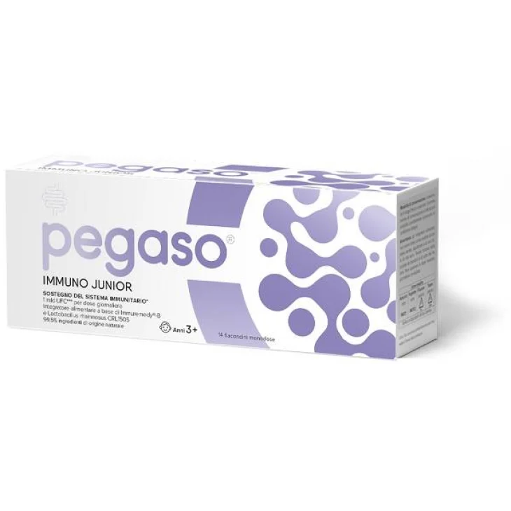 Pegaso Immuno Junior Integratore Difese Immunitarie dei Bambini 14 Flaconcini da 10 ml