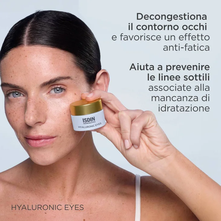 Isdin Isdinceutics Hyaluronic Eyes Contorno Occhi Idratante e Antirughe 15 grammi