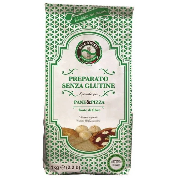 PREPARATO GLUTEN FREE SPECIALE PER PANE E PIZZA 1 KG PREPARATO GLUTEN FREE SPECIALE PER PANE E PIZZA 1 KG