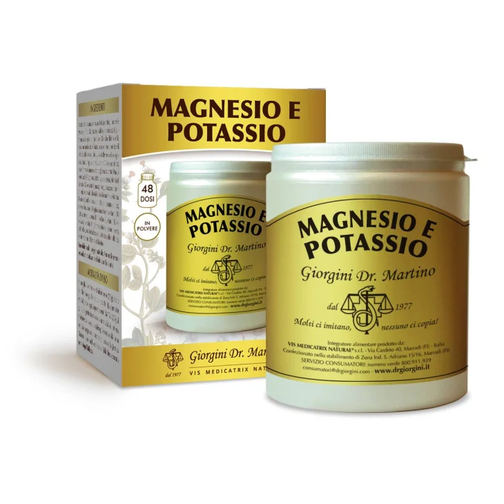 Dr Giorgini Magnesio e Potassio in Polvere 360 grammi