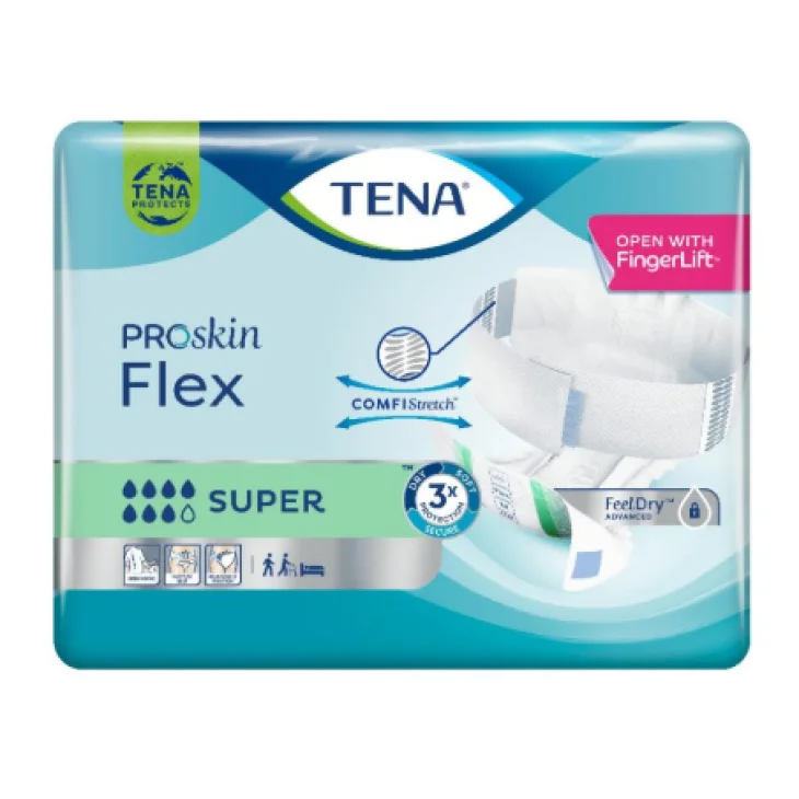 TENA PROSKIN FLEX SUPER PANNOLONE PER INCONTINENZA 30 PEZZI