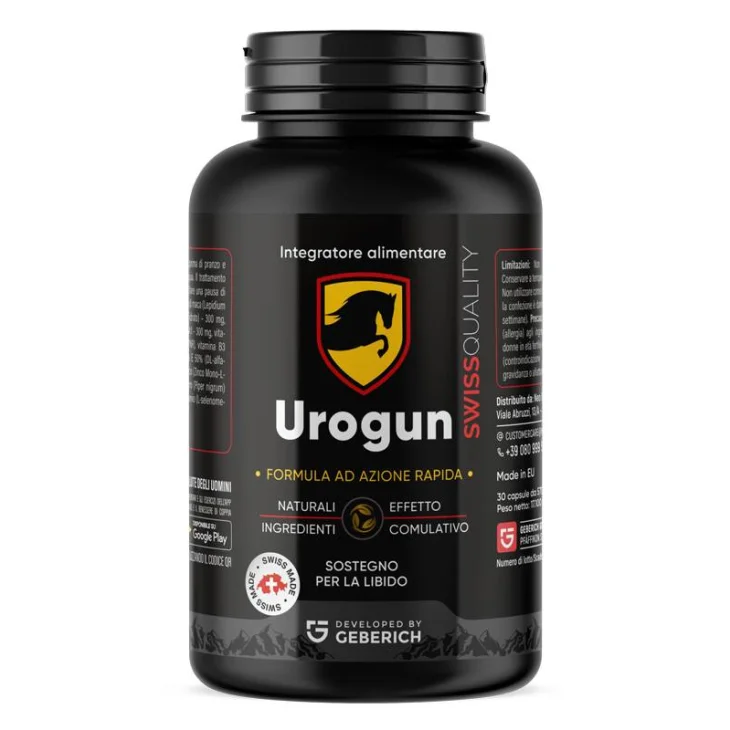 Urogun Integratore Alimentare per il Benessere Maschile 30 Capsule