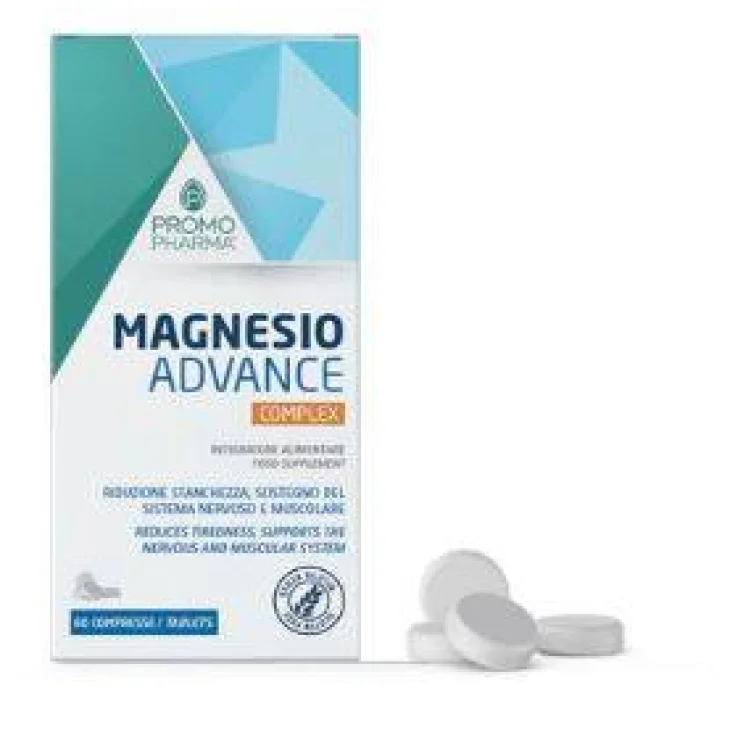 PromoPharma Magnesio Advance Complex Integratore di Magnesio 60 compresse