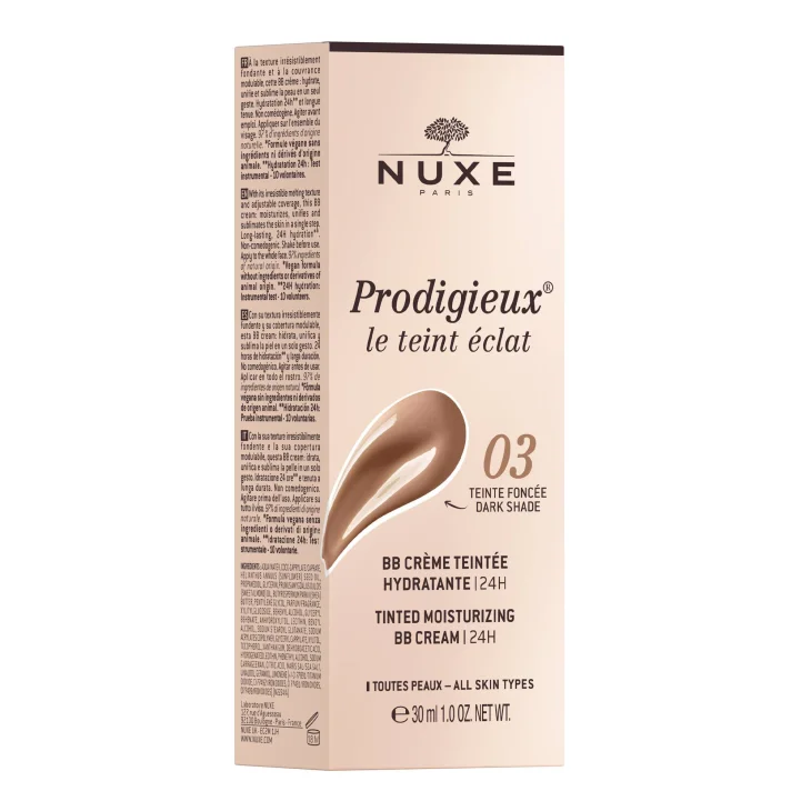 Nuxe Prodigeux BB Cream Crema Colorata Idratante - Tonalità Scura 30ml