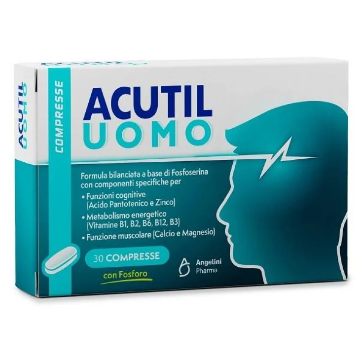 Acutil Uomo Integratore per la Funzione Cognitiva 30 Compresse