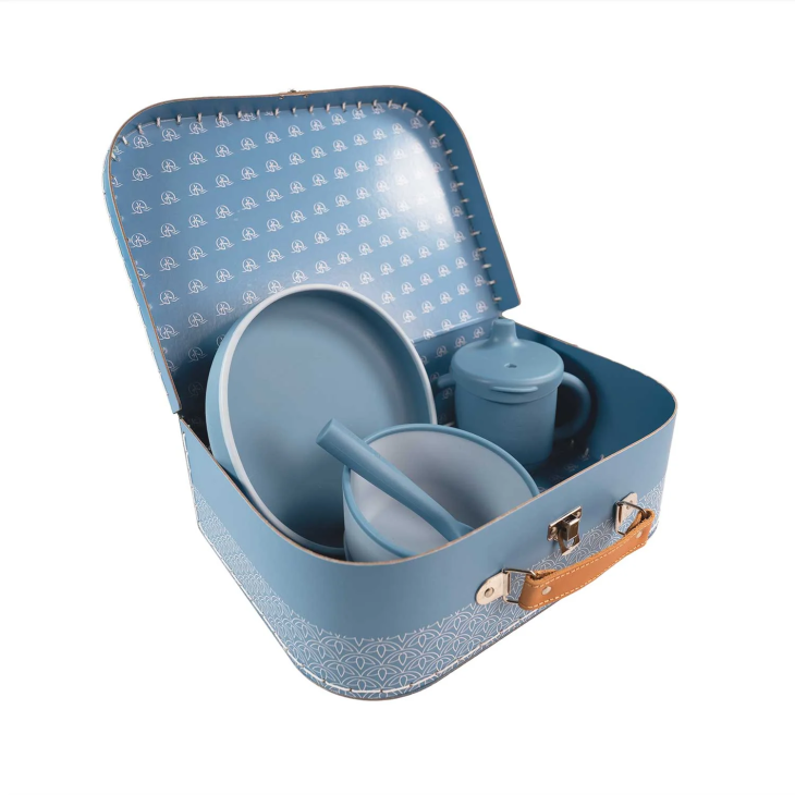 Mizu Baby Taiki Meal Set Blu Kit Pappa