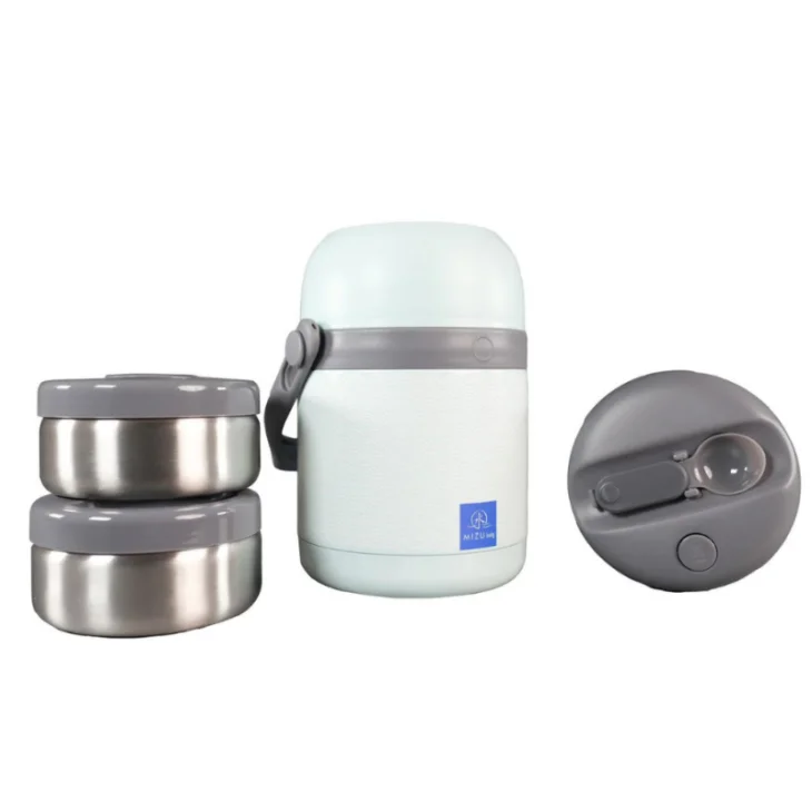 Mizy Baby Yume Food Thermos Pappa 1200 ml + 2 contenitori acciaio