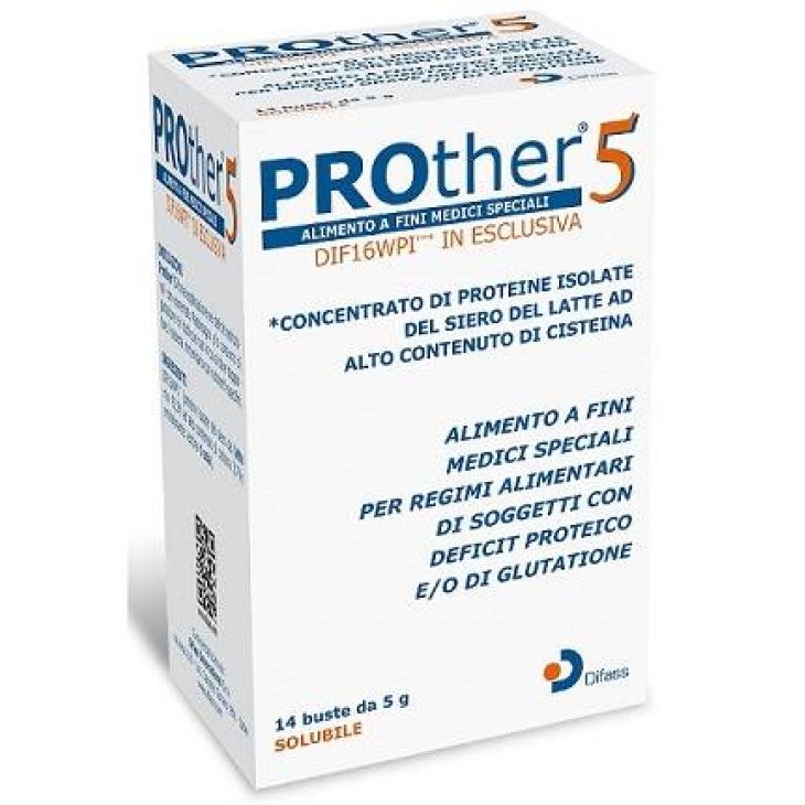 Prother 5 Alimento a fini Medici Speciali 14 bustine solubili