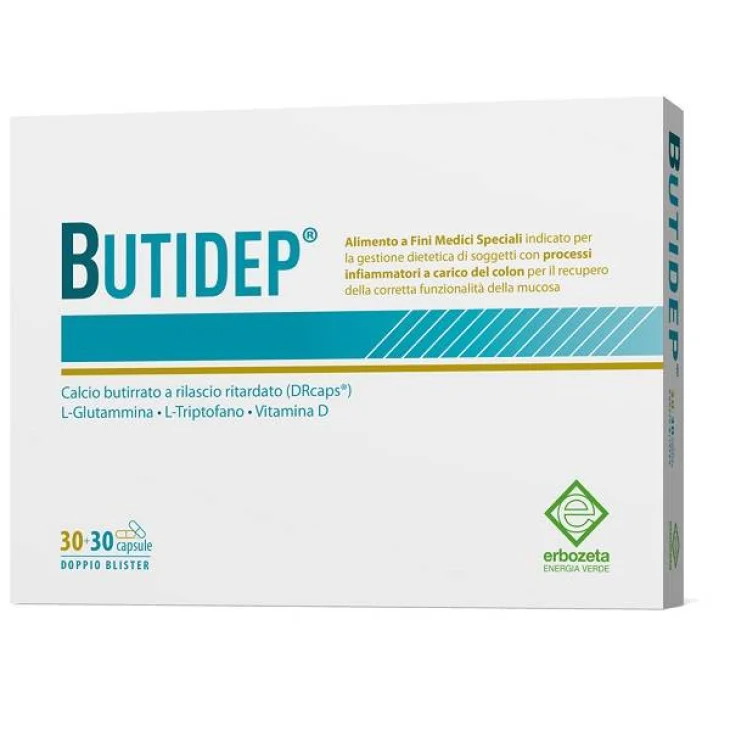 Erbozeta Butidep Alimento a fini Medici Speciali Doppia Capsula 30 + 30 capsule