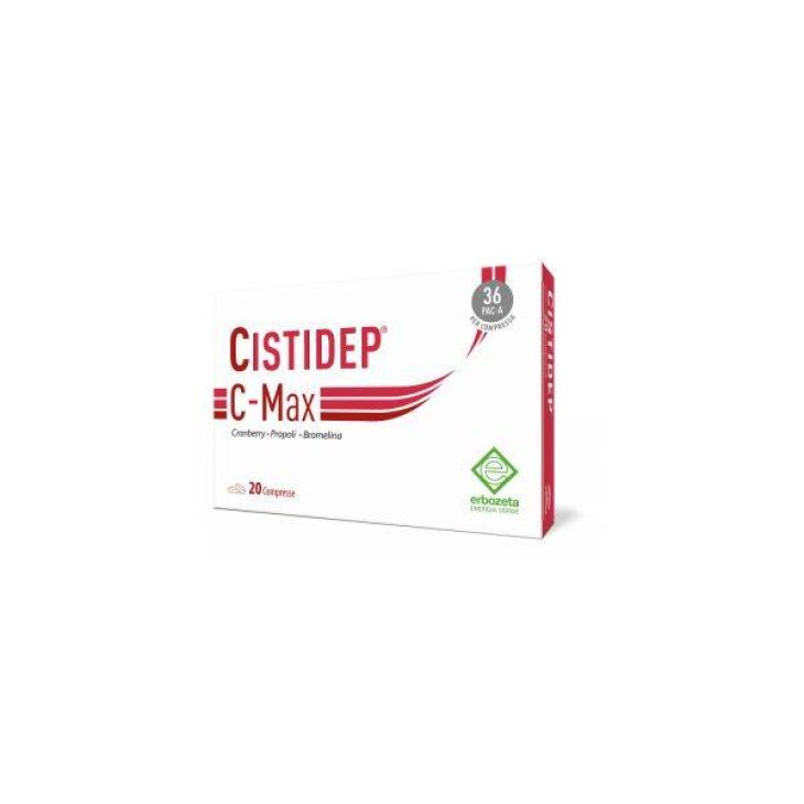 Erbozeta Cistidep C-Max Integratore benessere Vie Urinarie 20 compresse