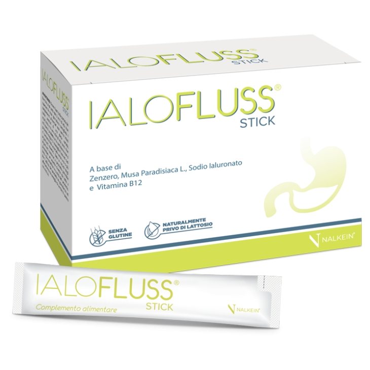 Nalkein Pharma Ialofluss Integratore contro Acidità e Reflusso 20 stick