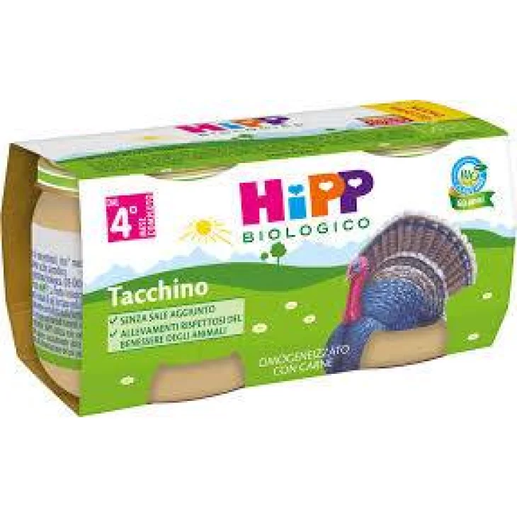 Hipp Bio Tacchino Omogeneizzato 2 x 80 grammi