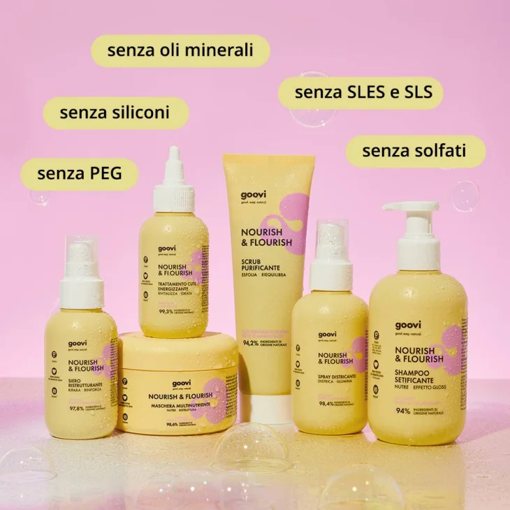 Goovi Nourish & Flourish Shampoo Setificante 150 ml