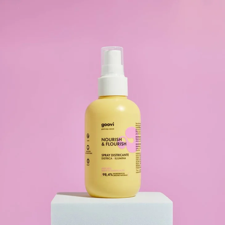Goovi Nourish & Flourish Spray Districante Capelli senza Risciacquo 150 ml