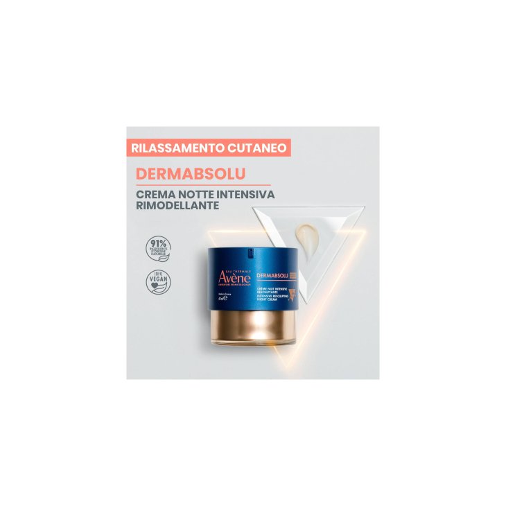 Avène Eau Thermale Avène Dermabsolu Crema Notte Antiage Intensiva Rimodellante – Antietà 40 ml