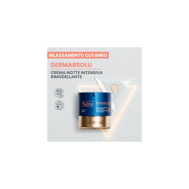 Avène Eau Thermale Avène Dermabsolu Crema Notte Antiage Intensiva Rimodellante – Antietà 40 ml