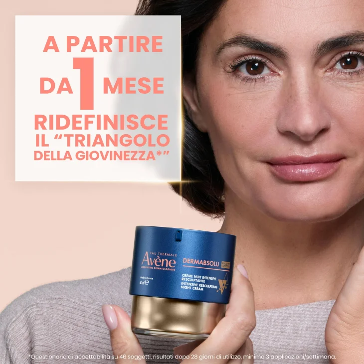 Avène Eau Thermale Avène Dermabsolu Crema Notte Antiage Intensiva Rimodellante – Antietà 40 ml