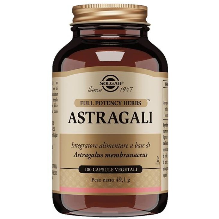 Solgar Astragali Integratore per le Difese Immunitarie 100 CPS
