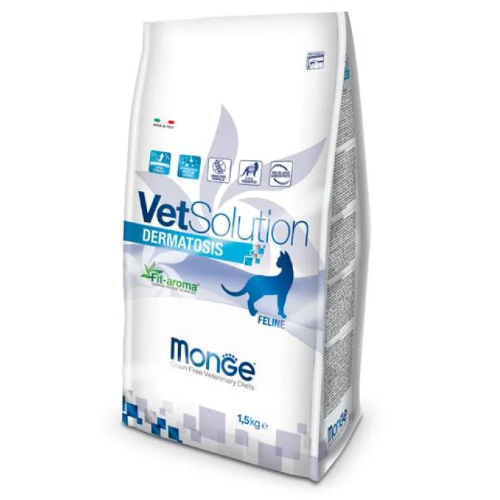 MONGE VET SOLUTION FELINE DERMATITIS 1,5 KG