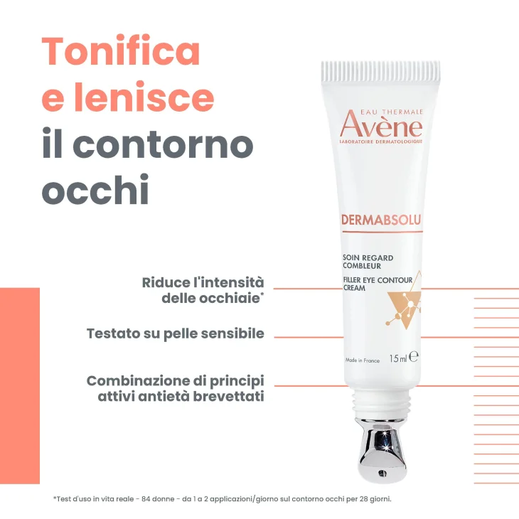 Avène Dermabsolu Trattamento Contorno Occhi Riempitivo 15 ml