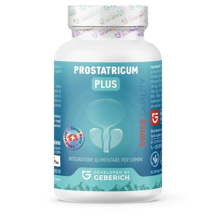 Geberich Prostatricum Plus Integratore Benessere Prostata 30 capsule