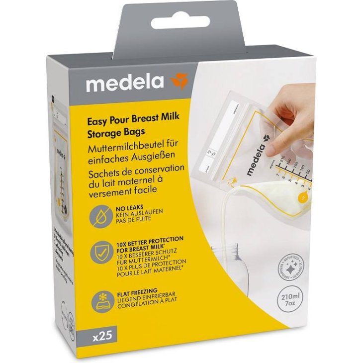 EASY POUR SACCA CONSERVAZIONE LATTE MATERNO 25 PEZZI