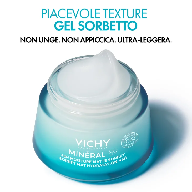 Vichy Mineral89 Oily Skin Cream Crema Idratante Leggera Viso 50 ml