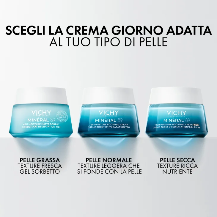 Vichy Mineral89 Oily Skin Cream Crema Idratante Leggera Viso 50 ml