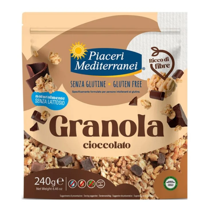 Piaceri Mediterranei Granola al Cioccolato senza Glutine 240 g