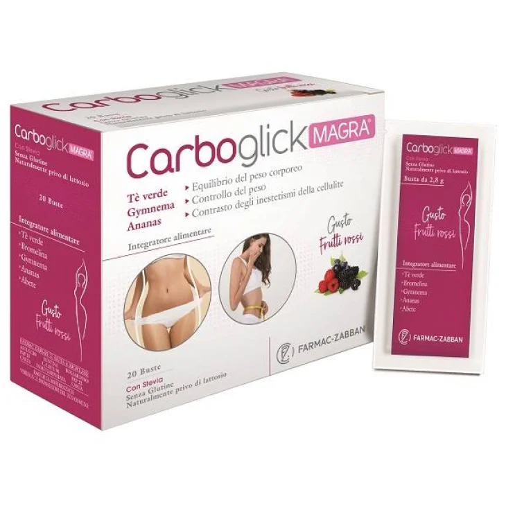 Farmac Zabban Carboglick Magra Integratore per il Controllo del Peso 20 Bustine